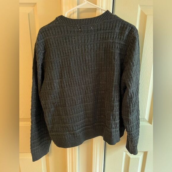 Crew Neck Button Down Cardigan Knit Sweater - Picture 4 of 6